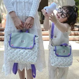 Borsa mamma nuova cucitura per bambini asilo per bambini sacca per la scuola con il ciondolo a sospensione per donne