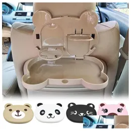 Krzesła do jadalni fotele dla niemowląt talerz obiadowy do samochodu akcesoria karmienia żywność kreskówka niedźwiedź