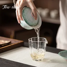 180ml Pure Hand-painted Reed Ceramic Gaiwan Zen Tea Ceremony Equipment Maker Cup Saucer Cha Cover Bowl Teaset Brewing Tureen Lid