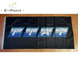 Италия Fiat Car Flag 35ft 90cm150cm Polyester Flags Украшения Flying Home Garden Flagg Праздничные подарки2840673