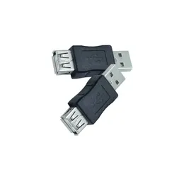 2024 Yeni yeni 1pcs Çift Kafa USB 2.0 Bir dişi kuplör adaptör konnektörüne bir dişi türkiye f/f Dönüştürücü için Veri Aktarım Adaptörü Verileri için