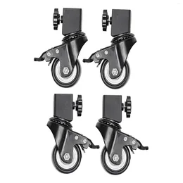 Araçlar 4pcs Griddle Caster Wheels Set Döner Izgara Pan Tekerle