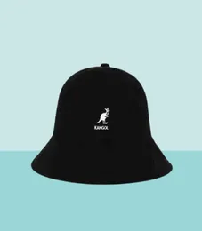 Kangaroo Kangol Fisherman Hat Sun Hat Hat Sunscreen Вышивка Материал полотенца 3 размеры 13 цветов японская шляпа Super Fire x2202143634048