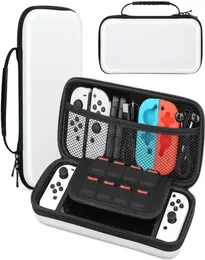 キャリングケースとニンテンドースイッチOLEDモデルハードシェルポータブルトラベルカバーポーチゲームアクセサリー254H2986394