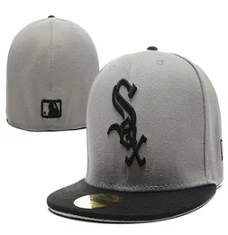 2020 الموضة القبعات المجهزة عالية الجودة من شيكاغو مصمم القبعات White Sox Teams Logo Hat Hip Hop Outdoors Sports Caps Mixed5509335