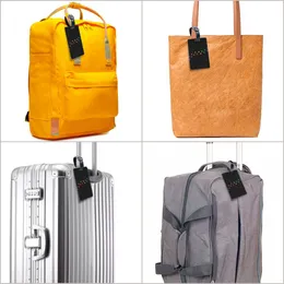 カラフルな犬の足の荷物タグスーツケース手荷物プライバシーカバーIDラベル