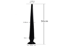 50 cm Super Long Alab Codice Tail Canna Prostata Massager Snake Dildo Masturbatore Prodotti per adulti Punti di sesso per Man Woman5642247