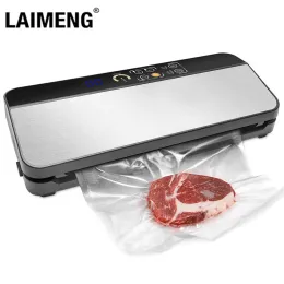 Maschine LaImeng Vakuumversiegelung mit Vakuumzeit zählen Sous Vide Vakuumpacker für Lebensmittelpaellierverpackungsmaschinen Vakuumbeutel S306