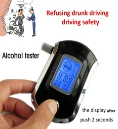 Koncentrationsmätare Digital Breath Alcohol Tester Mini Professional Police At6000 Alcohol Meter Wine Drunk Driving Analyzer LCD S9644575