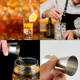 1-6pcs 750ml 750/600 ml Cocktail Shaker-Set mit Cocktailrezept, Bartending Kit Bar Tools Zubehör Ausgieß Muddler Jigger