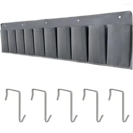 Aufbewahrungstaschen 10-Pocket-Hanging-Nacht-Organisator mit 5 Haken Platz sparen Hochleistungs-Mehrzweck-Spielzeugschuhtasche