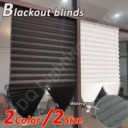 Ucuz Yapıştırıcı Pencere Pileli Zebra Panjur ve Tonları Kör Milletvekili Karartma Perdesi Yatak Odası Oturma Odası Balkon