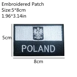 Poland Patch National Flag GROM Special Military Armband Special Ops Patches Tactical Morale Pendant Backpack Accessories Sticke