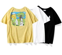 고품질 패션 디자이너 의류 Ripndip 피킹 버섯 고양이 인쇄 짧은 슬리브 면화 청소년 애호가 Tshirt 남자 및 6932603