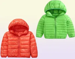 Branda de casaco 90 penas luzes meninos meninas crianças039s Autumn Winter Jackets Baby Down Fitness Outerwear5413162