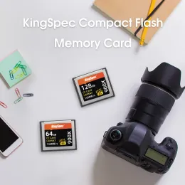 Kartlar Kingspec Compact Flash Card CF Kart 64GB 128GB Hafıza Kartı Flash Kart 135MB/S Hafıza Kartı Tam HD 3D 4K Video Kamera