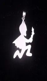 Smycken ICP Batman Hatchetman Juggalo Rostfritt stål Charm Twiztid Rare Juggalo -halsband med 3mm 30 tum boll Chian4960219