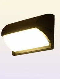 Parede LED ao ar livre à prova d'água IP65 Alpendre moderno Sensor de movimento Lâmpada Courtyard Garden 90 ~ 260V Lamps7833519