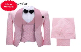 Gwenhwyfar New Polka Dot Suit for Men Made Custom Made Shawl Lapel Blazer Stest مع سروال 2021