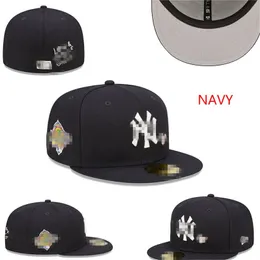 Yeni Tasarımcı Boyut Klasik Fit Hat Beyzbol Şapkası Yetişkin Beyzbol Takımı Erkek ve Kadınların Tamamen Kapalı Uyum Boyutu 7-8 C20