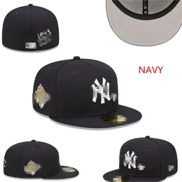 Ny designerstorlek klassisk fit hatt baseball hatt vuxna basebolllag män och kvinnors helt stängda passform 7-8 C20