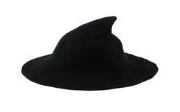 Witch Hat Diversified Along The Sheep Wool Cap Knitting Fisherman Hat Female Fashion Witch Pointed Basin Bucket for Halloween5772244