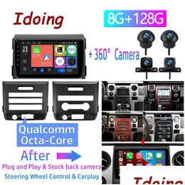 Accessori per auto GPS per Ford F150 F-150 2009-2014 Android 12.0 Radio Stereo Navi WiFi FM RDS Delivery Delivery Delivery Automobiles A MOTORYCLES A DHINY