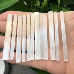 1-13pcs bastoncini di selenite naturale bacchette di cristalli ruvidi