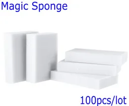 Esponja magica para limpeza magic sponge cleaner eraser melamine sponge لتنظيف أدوات الطبخ السحرية 100pcslot5909938