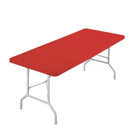 Spandex Polyester Table tota elástica Elastic de piquenique para piquenique Trepa lavável Cobertura de mesa retangular não polido não polido