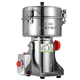 الخلاط 220 فولت طب طاحونة طاحونة طاحونة Superfine Machine 304 آلة طحن الفولاذ المقاوم للصدأ