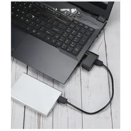 2024 고속 USB 2.0 허브 스플리터 전원 인터페이스 SD TF 카드 리더 MacBook 에어 컴퓨터 노트북 액세서리 MacBook Air 용 USB 허브