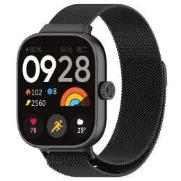 Banda ad anello milanese per Redmi Watch 4 Bracciale per smartwatch per Xiaomi Mi Band 8 PRO Accessori per cinturini in metallo sostitutivo