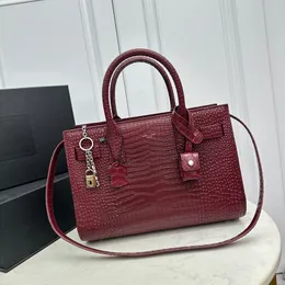 Bolsa de pele de moda feminina de moda feminina de moda de designer de grande capacidade combinada com alças de ombro de ombro de peles de bolsa de ombro crossbody saco de bolsa de compras