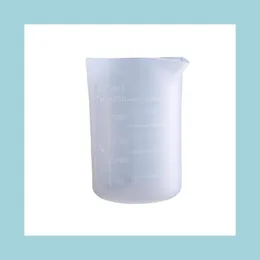 Misurazioni dei tester 250 ml Sile misurazione tazza mtiple usa per la resina miscelazione epossidica miscelazione utensile a stampo per stampo semi di consegna ebreo ebreo dhdpc