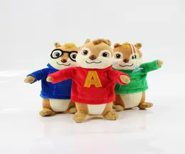 3pcslot 20 cm Alvin und die Chipmunks Alvin Simon Theodore Plüsch Pedant Cartoon Puppenspielzeugfilm Softgefüllte Mausplüsch Y200702364788