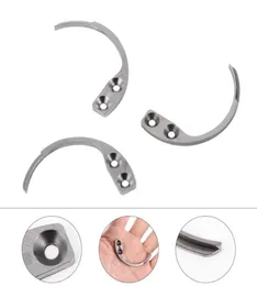 Hooks Rails 3 Pcs Stainless Steel AntiTheft Tag Hook Pin Opener Key Clothes Alarm Remover8939291