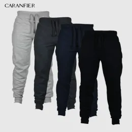 Calças Caranfier 4pcs Casual Jogger Brand Men calça Hip Hop HAREM JOGGERS PONTES MASCAS MASCAS MENS MONS JOGGERS SOLIDES PONTES SOL