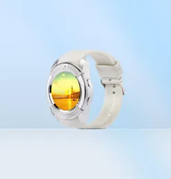 V8 GPS Smart Watch Bluetooth Sens Scence Scence Smarge Screst Writatch с слотом для SIM -карты Водонепроницаемый интеллектуальный браслет для iOS Android IPH5577759