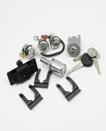 For Mitsubishi Pajero montero MK2 4G54 4G64 4M40 6G72 Car lgnitionGlove BoxSpare TireDoor Lock Cylinder With Key Full Set8144503