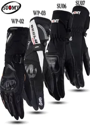 Luvas de motocicleta suomy homens 100 luvas de moto à prova d'água à prova d'água de moto de inverno Touch Screen Gant Moto Guantes Motorbike Rounding Gloves2194084902