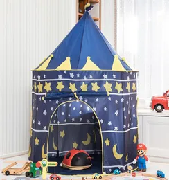 Crianças jogam barraca de bola de barraca tenda de príncipe Princess Princess portátil Indoor Outdoor Baby Play Tents House Hut para Kids Toys LJ2009231933203