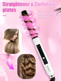 Brushes KEMEI Hair Ceramique Flat Iron Hair Straightener | Fast Heating Ceramic Flat Iron.