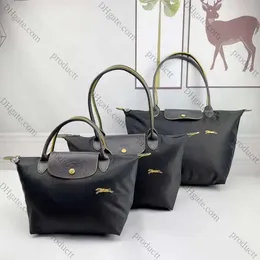 2024ショッパーデザイナーミラー品質Longchammp Tote Bag Luxury Handbag Womens Weekend Dumpling Beach Bagsメンズナイロンレザークラッチクロスボディショルダー10A