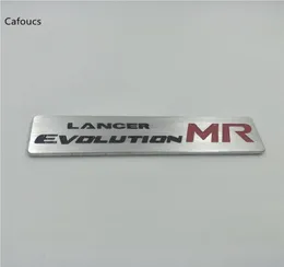 Aluminium -Metall -Carstyling für Mitsubishi Lancer Evolution X Mr Emblem Logo Logo Aufkleber6035772