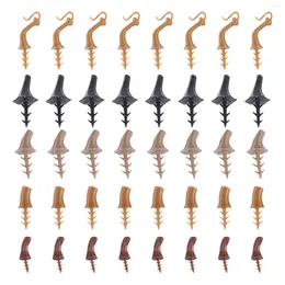 Fiori decorativi 40pcs gambi di zucca per gambo artificiale Arte per arredamento fai -da -te Forta di raccolta del Ringraziamento Fall