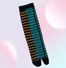 Erkek Çorap 5 Çift/Erkekler Erkekler Pamuk Kalın Japon Tarzı Kimono Flip Flop Sandal Split S İki Toe Tabi Geta Baskı Drew6953492