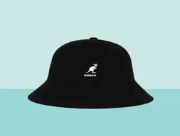Kangaroo Kangol Fisherman Hat Sun Hat Hat Sunscreen Вышивка Материал полотенца 3 размеры 13 цветов Японская инс Супер Огня x2202141931455