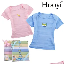 Pullover Born T-Shirts Baby Boy Clothes Girls Tops Monday To Sunday 100% Cotton Soft Week Everyday Babies Tees Shirts Tee Shirt 2104 Dhdrs