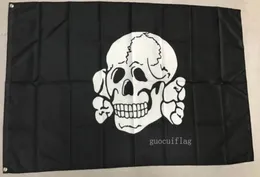 Dobra flaga totenkopf flahne flagi 3x5ft 100 poliestercanvas głowa z metalowym przelotem w pomieszczeniach lub na zewnątrz 7521873